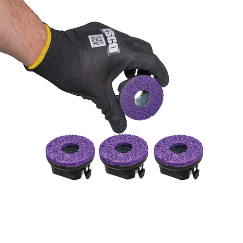 Tampons de nettoyage pour syst&egrave;me tout-en-un robuste de nettoyage de goujons et de moyeux commerciaux Maritime Industrial Rubber