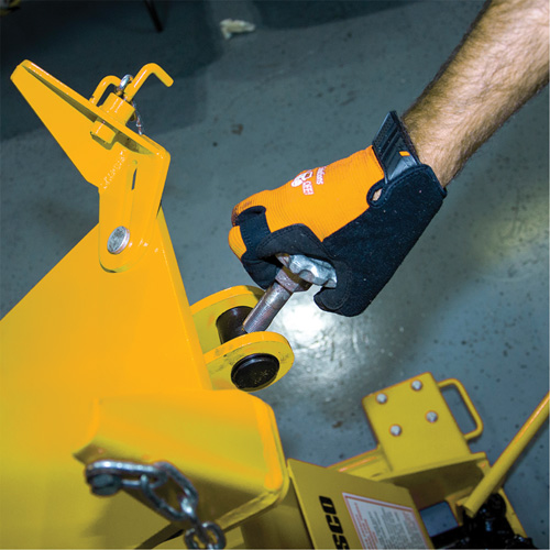 Yellow Jackit Transmission Jack, 2.2 Ton(s) Lifting Capacity Maritime Industrial Rubber