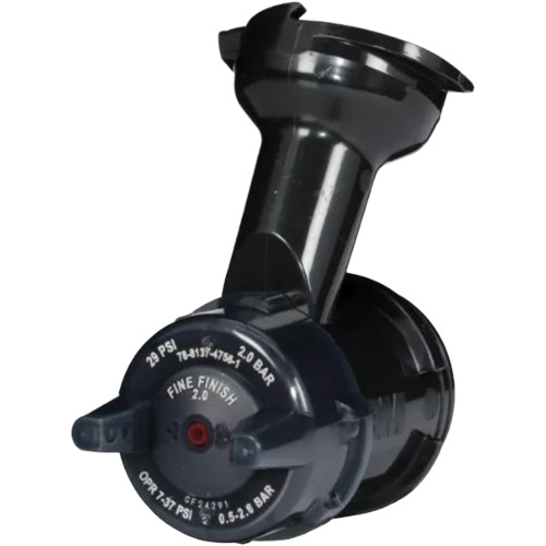 Performance Gravity Fine Finish Atomizing Head - Red Maritime Industrial Rubber