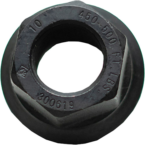 100-Piece Graphite-Coated Skirt Nuts for Pilot Hub Wheels Maritime Industrial Rubber
