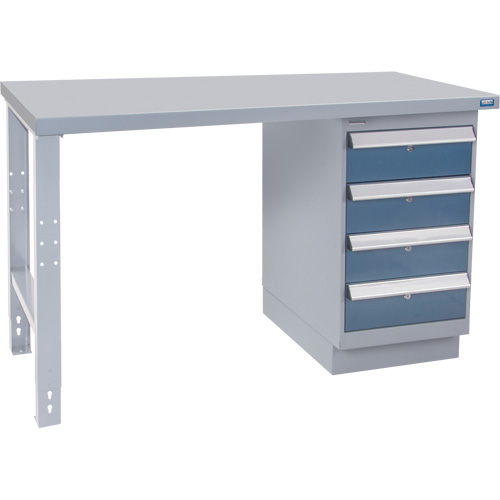 &eacute;tabli industriel, 36" la x 72" p x 34" h, Capacit&eacute; 1000 lb Maritime Industrial Rubber
