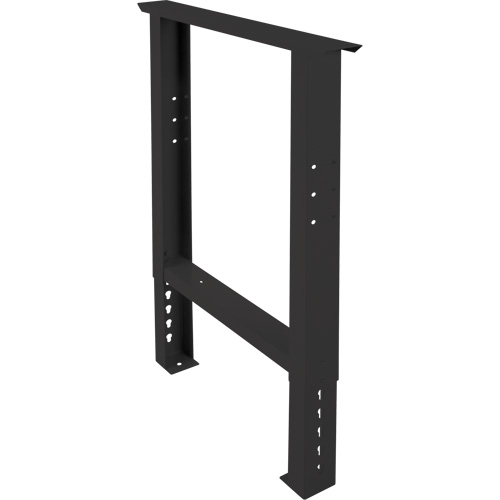 Pattes d'&eacute;tabli pour service industriel, Acier, 24" p x 34" h, Simple Maritime Industrial Rubber