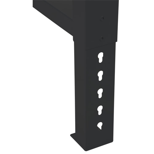 Pattes d'&eacute;tabli pour service industriel, Acier, 24" p x 34" h, Simple Maritime Industrial Rubber