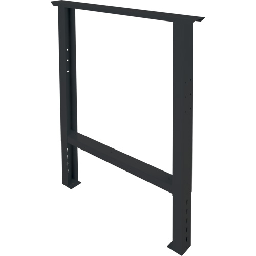 Pattes d'&eacute;tabli pour service industriel, Acier, 30" p x 34" h, Simple Maritime Industrial Rubber