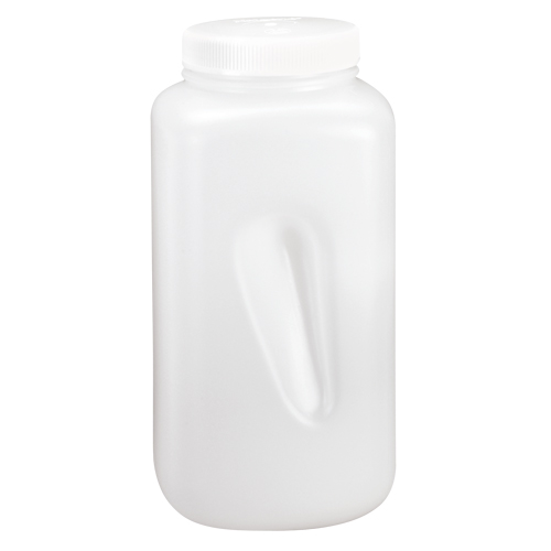 Bouteilles, Ronde, 128 fl. oz., Plastique Maritime Industrial Rubber