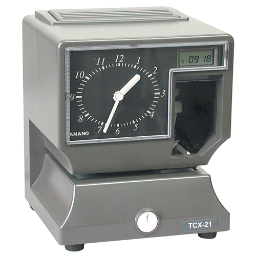 Horloge de pointage, Num&eacute;rique Maritime Industrial Rubber