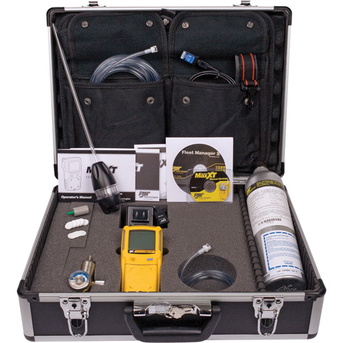 BW XT II Multi-Gas Detectors - Standard Confined Space Kit, 4 Gas, CO/H2S/LEL/O2 Maritime Industrial Rubber