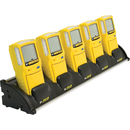 D&eacute;tecteurs multi-gaz GasAlertMax XT II BW - Chargeur &agrave; cinq espaces Maritime Industrial Rubber