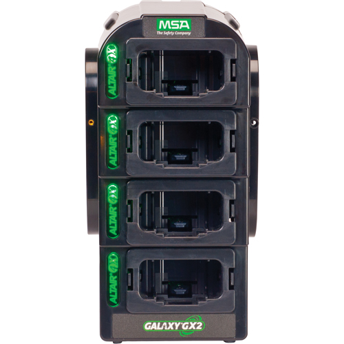 Chargeur &agrave; appareils multiples Galaxy GX2 pour Altair 4X/4XR, Compatible avec D&eacute;tecteur de gaz de la famille MSA Altair Maritime Industrial Rubber