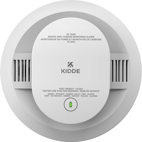 Combination Smoke & Carbon Monoxide Alarm, Battery Operated Maritime Industrial Rubber