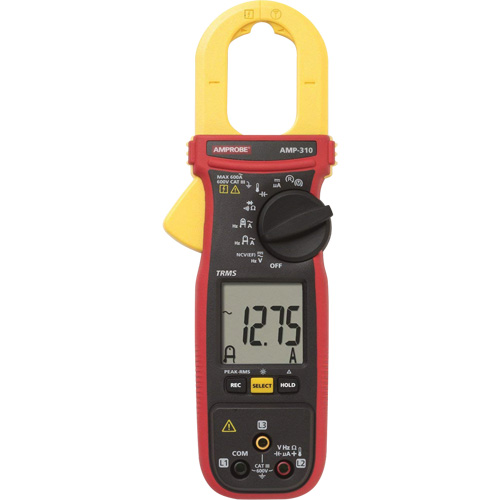 AMP-310 Motor Maintenance TRMS Clamp Meter, AC/DC Voltage, AC Current Maritime Industrial Rubber