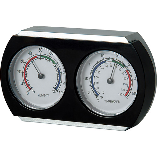 Thermom&egrave;tre-hygrom&egrave;tre d'int&eacute;rieur, 10°- 130° F ( -25° - 55° C ) Maritime Industrial Rubber