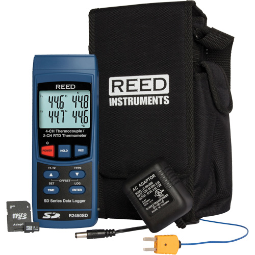 N&eacute;cessaire de thermom&egrave;tre thermocouple avec enregistreur de donn&eacute;es Maritime Industrial Rubber