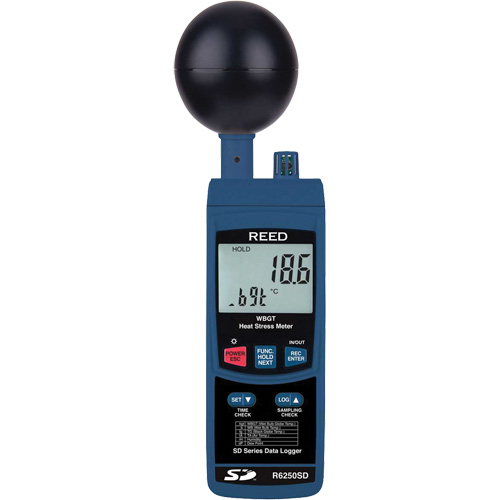 Compteur de stress thermique &agrave; enregistrement de donn&eacute;es avec certificat de calibration Maritime Industrial Rubber