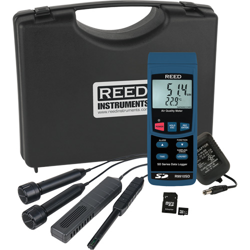 Trousse d'analyseur de la qualit&eacute; de l'air int&eacute;rieur avec enregistrement de donn&eacute;es Maritime Industrial Rubber