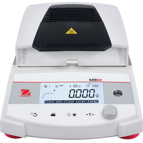 MB32 Carbon Fiber Heating Moisture Analyzer Maritime Industrial Rubber