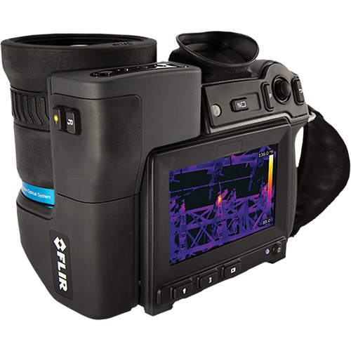 Cam&eacute;ra d'imagerie thermique T1010 HD avec objectif de 28°, 800 x 480 pixels, -40° - 650°C (-40° - 1202°F), 25 mK Maritime Industrial Rubber