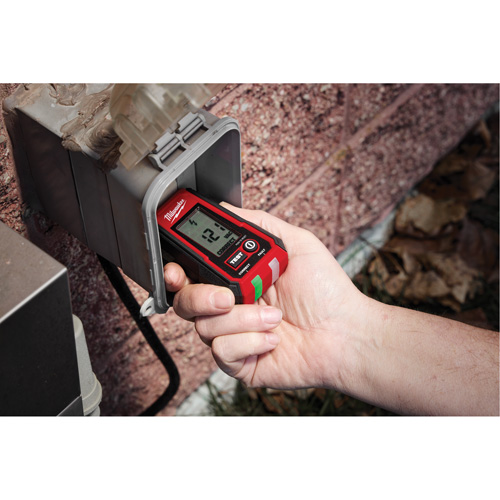 Voltage Detector with LED & GFCI Receptacle Tester Kit, 50 V - 1000 V, Display & Sound Alert Maritime Industrial Rubber