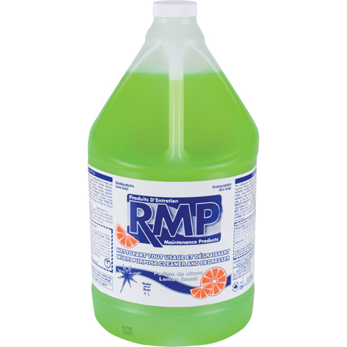 Lemon Scented Cleaner & Degreaser, 4 L, Jug Maritime Industrial Rubber