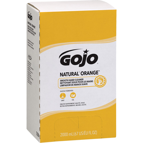 Nettoyant &agrave; mains Pro TDX 2000 Natural Orange, Liquide, 2 L, Recharge, Parfum&eacute; Maritime Industrial Rubber