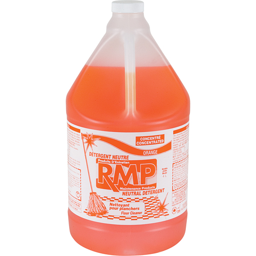 Nettoyant neutre pour planchers au parfum d'orange, 4 L, Cruche Maritime Industrial Rubber