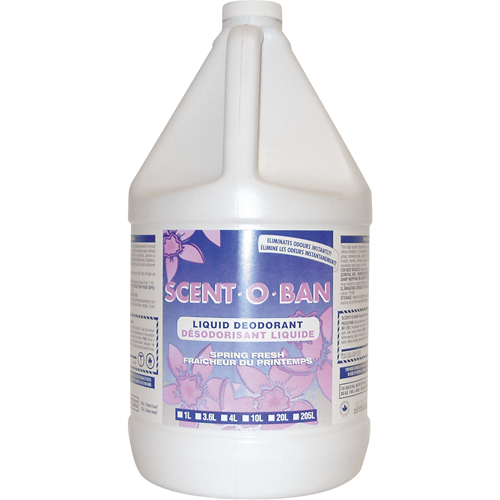 D&eacute;SODORISANT SCENT-O-BAN, Fraîcheur du printemps, Liquide Maritime Industrial Rubber
