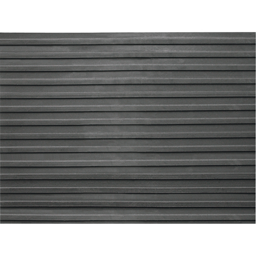 Tapis de vestibule, Couloir, 3' x pi lin. x 1/4", Noir Maritime Industrial Rubber
