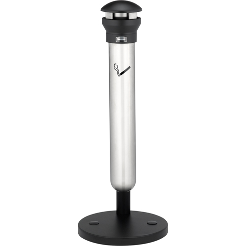 Solutions pour la gestion des m&eacute;gots de cigarettes Infinity, Sur pied, M&eacute;tal, Capacit&eacute; 1,33 gal./1,33 gal. US, Hauteur 39" Maritime Industrial Rubber