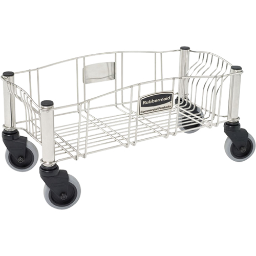 Slim Jim&reg; Dolly, Stainless Steel, Stainless Steel Maritime Industrial Rubber
