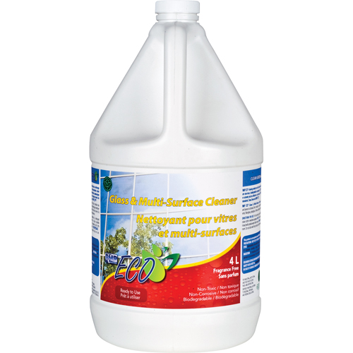 Glass & Multi-Surface Cleaners, 4 L, Jug Maritime Industrial Rubber
