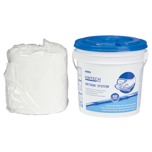 Chiffons Wettask* pour solvants, 570 lingettes, 12" x 6" Maritime Industrial Rubber
