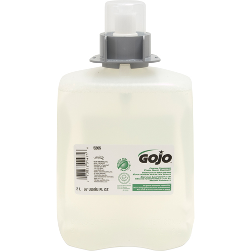FMX-20 Green Certified Hand Soap, Foam, 2 L, Unscented Maritime Industrial Rubber