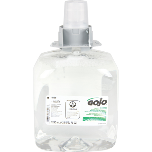 Savon pour les mains certifi&eacute; vert TFX, Mousse, 1250 ml, Sans parfum Maritime Industrial Rubber