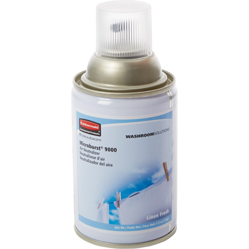 Microburst&reg; 9000 Dispenser Refills, Ocean Breeze, Aerosol Can Maritime Industrial Rubber