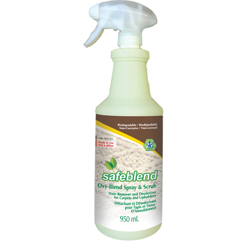 Stain Remover & Deodorizer for Carpets and Upholstery, 950 ml, Trigger Bottle Maritime Industrial Rubber