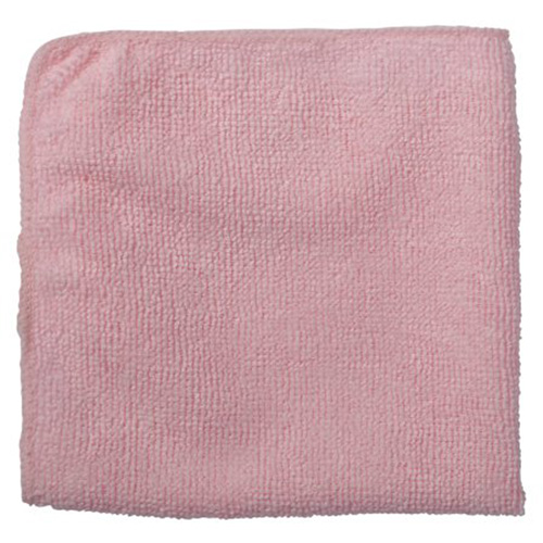 Light-Duty Cleaning Cloth, Microfibre, Red Maritime Industrial Rubber