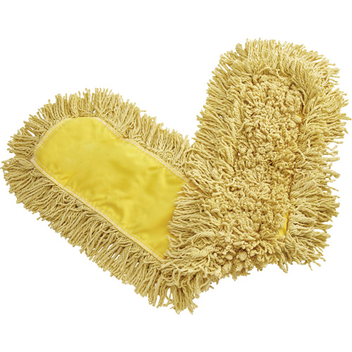 Trapper&reg; Blend Dust Mop, Slip On Style, Cotton/Yarn, 36" L x 5" W Maritime Industrial Rubber