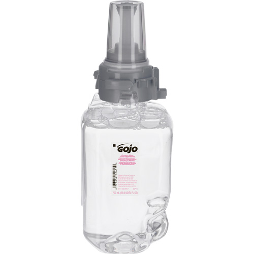 Savon pour les mains doux & clair pour distributeur ADX-7 de GOJO, Mousse, 700 ml, Sans parfum Maritime Industrial Rubber