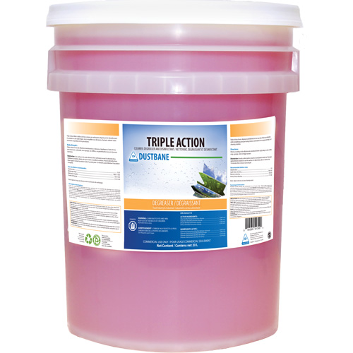 Nettoyant et d&eacute;graissant d&eacute;sinfectant Triple Action, 20 L, Seau Maritime Industrial Rubber