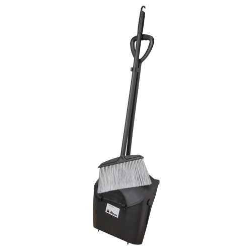 Lobby Dust Pan & Broom, Plastic Maritime Industrial Rubber