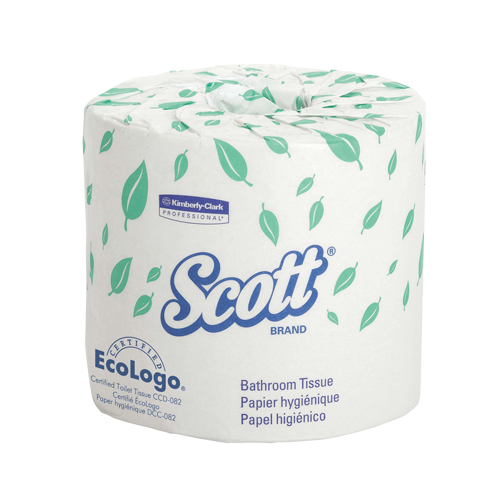 Papier hygi&eacute;nique Scott, 1 Pli, 550 Feuilles/Rouleu, Longueur 403', Blanc Maritime Industrial Rubber
