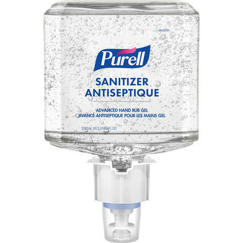 ES6 Advanced Hand Sanitizer Gel, 1200 ml, Cartridge Refill, 70% Alcohol Maritime Industrial Rubber