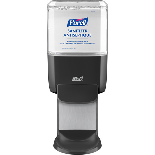 ES4 Hand Sanitizer Dispenser, Push, 1200 ml Cap. Maritime Industrial Rubber