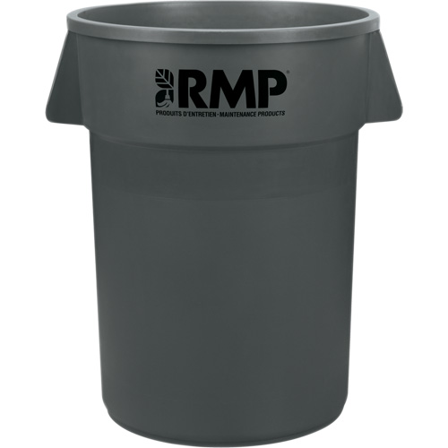 Garbage Bin, Polyethylene, 44 US gal. Maritime Industrial Rubber