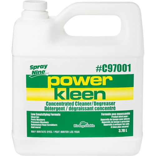 Produit nettoyant pour nettoyeur de pi&egrave;ces Power Kleen, 4 L, Cruche Maritime Industrial Rubber