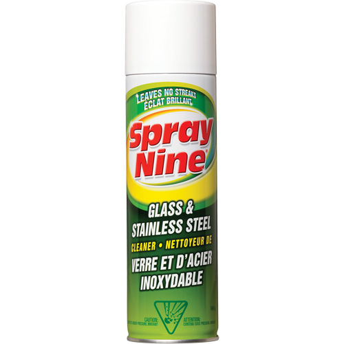 Nettoyant pour verre et acier inoxydable, 600 g, Canette a&eacute;rosol Maritime Industrial Rubber