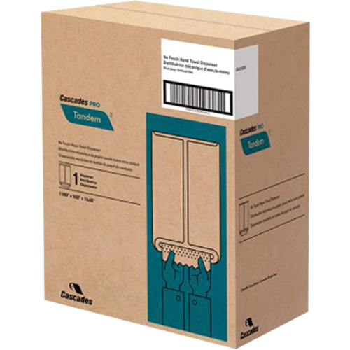 Distributeur d'essuie-mains Pro Tandem, Sans contact, 11,5" la x 9" p x 16,6" h Maritime Industrial Rubber
