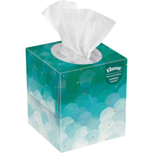 Papiers-mouchoirs Upright de Kleenex, 2 pli, 7,8" lo x 8,3" la, 95 feuilles/boîte Maritime Industrial Rubber