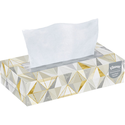 Kleenex&reg; Facial Tissue - Convenience Case, 2 Ply, 7.8" L x 8.3" W, 125 Sheets/Box Maritime Industrial Rubber