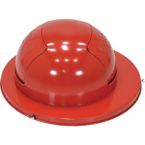 Couvercle pour baril &agrave; d&eacute;chets, Couvercle bomb&eacute;, M&eacute;tal, Convient aux contenants 23-1/2" dia. Maritime Industrial Rubber
